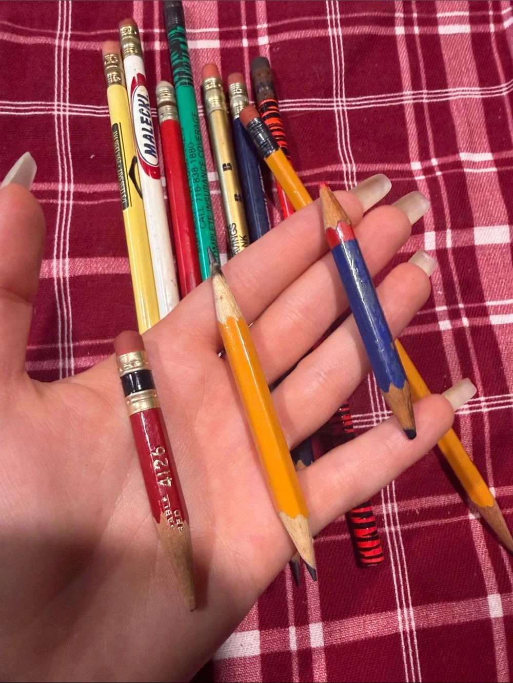 Assorted Vtg Pencils with businesses from Buffalo NY